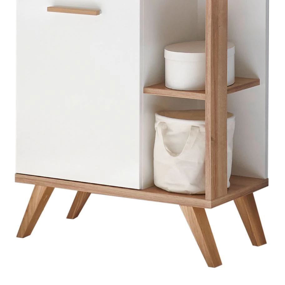 Pelipal Meuble sous-vasque Quickset 923 - Blanc / Imitation chêne Riviera 6 Pelipal Meuble sous-vasque Quickset 923 - Blanc / Imitation chêne Riviera – Image 4