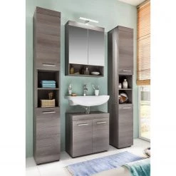 Trendteam Armoire de toilette Runner - Argent cendré 16 Trendteam Armoire de toilette Runner - Argent cendré -Meubles de salle de bain Soldes 2022 waschbeckenunterschrank runner rauchsilber 5131944 1