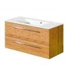 Schildmeyer Meuble lavabo Bern - Bambou verni naturel