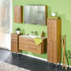 Schildmeyer Meuble lavabo Bern - Bambou verni naturel 7 Schildmeyer Meuble lavabo Bern - Bambou verni naturel -Meubles de salle de bain Soldes 2022 waschtisch bern bambus natur lackiert 1324226