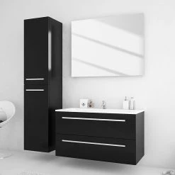Jokey Lavabo Lagarto - Anthracite - 60 cm -Meubles de salle de bain Soldes 2022 waschtisch lagarto anthrazit 389564