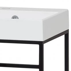 Schildmeyer Meuble lavabo Moris - Noir / Blanc -Meubles de salle de bain Soldes 2022 waschtisch moris schwarz weiss 5171880